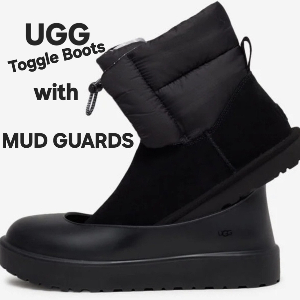UGG TOGGLE BOOTS WITH DETACHABLE MUD GUARDS